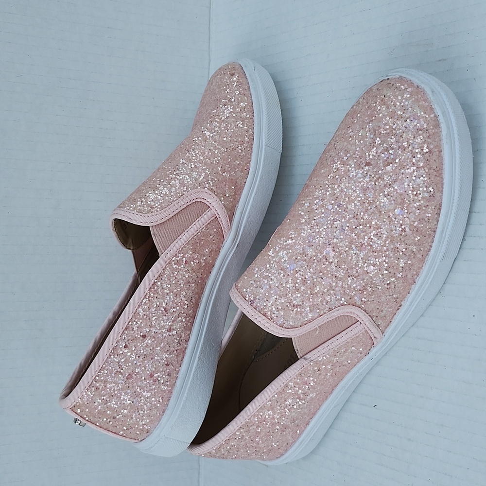 NWOT FEVERSOLE SLIP-ON GLITTER SNEAKERS - Picture 12 of 12
